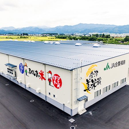 全農会津連合集荷施設美米蔵空撮