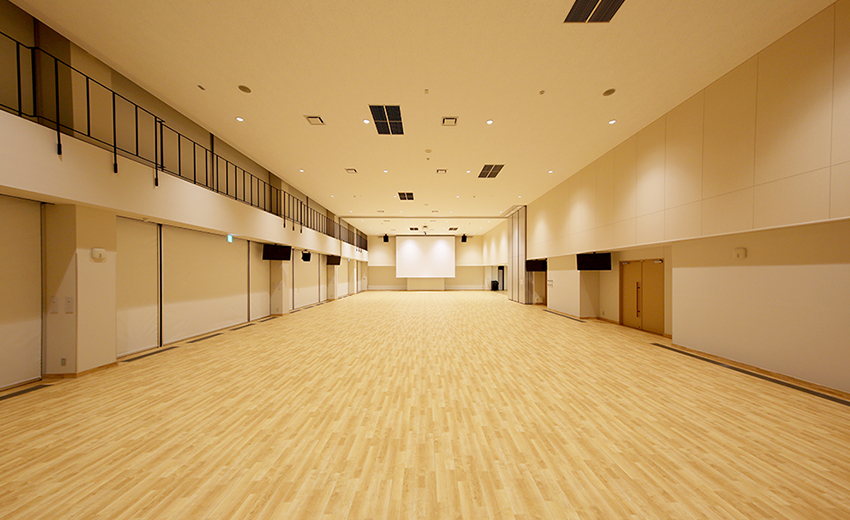 鏡石町健康福祉センター「ほがらかん」内観